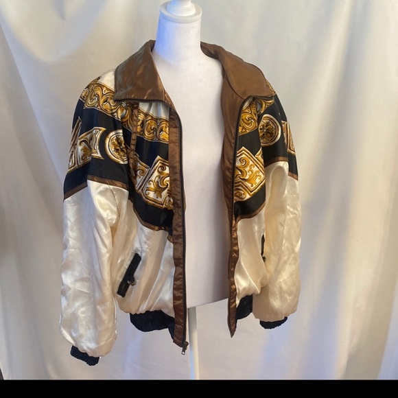 John Weitz Jackets & Blazers - Vintage Women’s John Weitz Jacket Size S Versace Inspired!